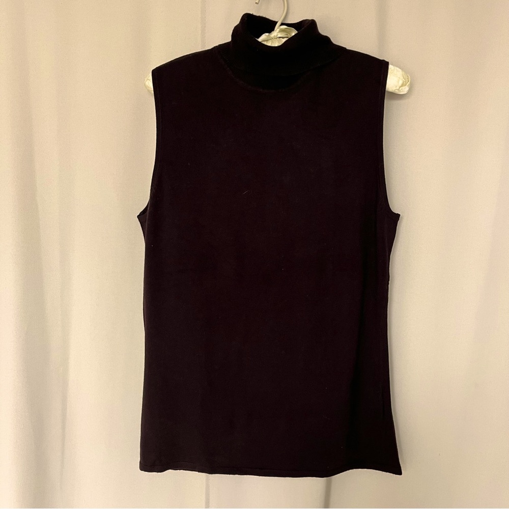 Danier Brown Sleeveless Turtleneck